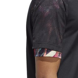 Мужская теннисная футболка Adidas Melbourne Ergo Tennis Heat Rdy Raglan Tee - black