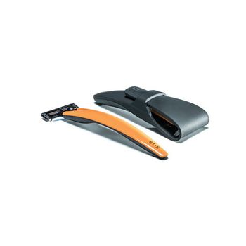 Подарочный набор Bolin Webb R1, бритва R1-S оранжевая, дорожный чехол (BW-R1-SET-CASE-ORA)