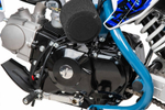 Питбайк Motoland TCX125 E 14/12 + фара синий