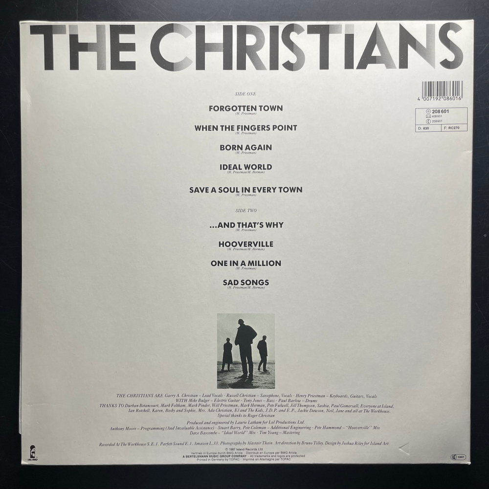 The Christians ‎– The Christians (Европа 1987г.)