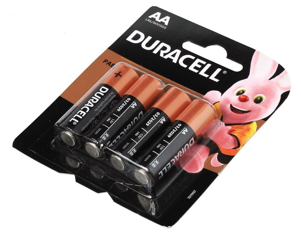Батарейки мизинчиковые DURACELL ААА 4x10шт (опт) [комплект]