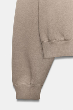 ZARA БАЗОВАЯ ТОЛСТОВКА, СВЕТЛО-КОРИЧНЕВЫЙ