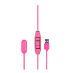 Розовая вибропулька с питанием от USB LET US-B 10 RHYTHMS BULLET SMALL PINK (Цвет: розовый)
