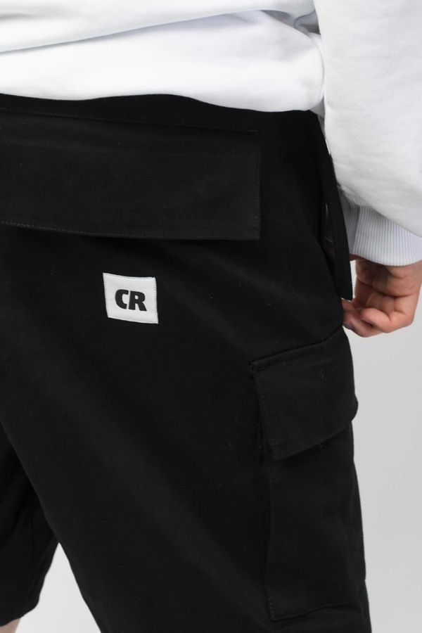 Шорты Cargo Wide Cut Черные - фото 6