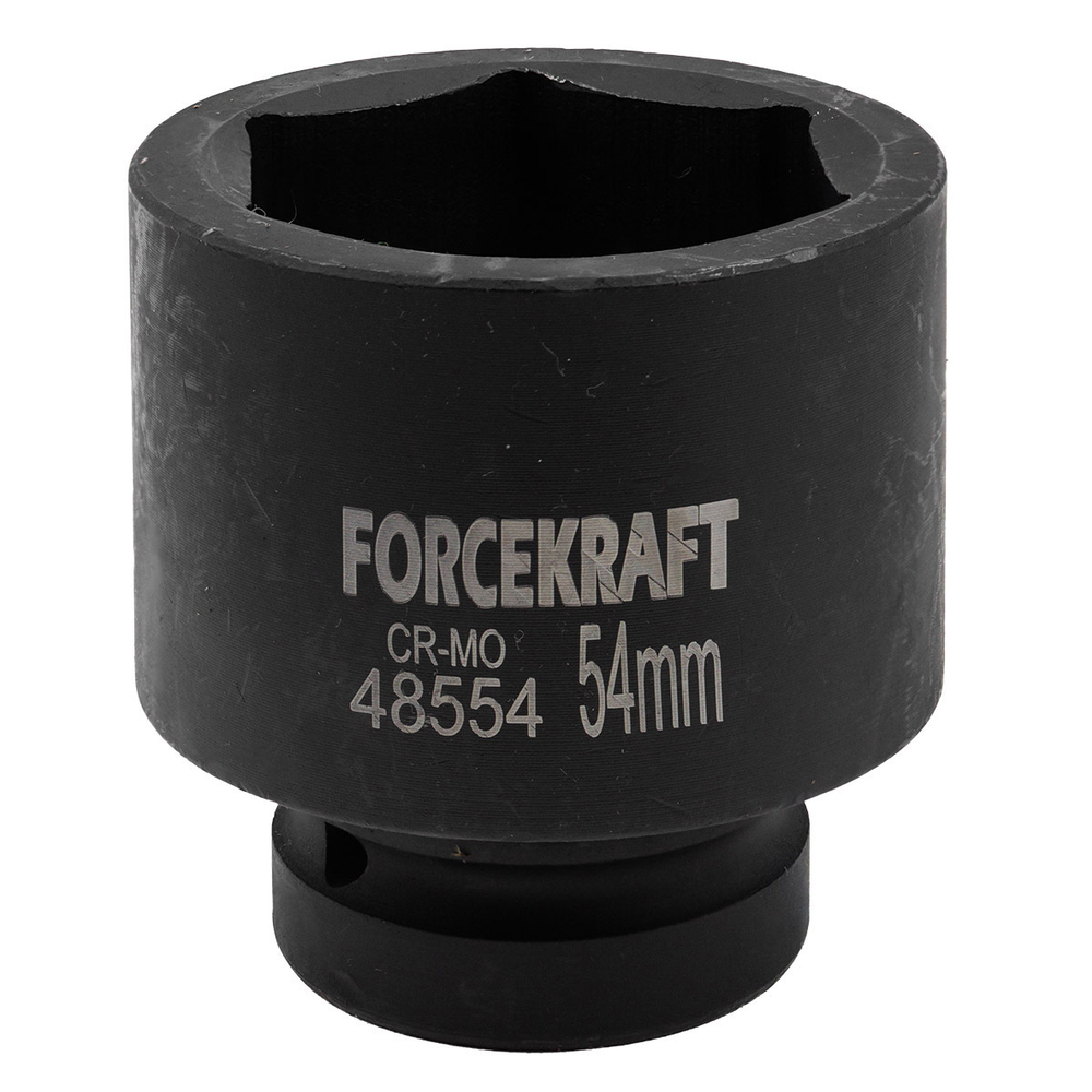 Головка ударная 1'', 54мм (6гр.) FORCEKRAFT FK-48554