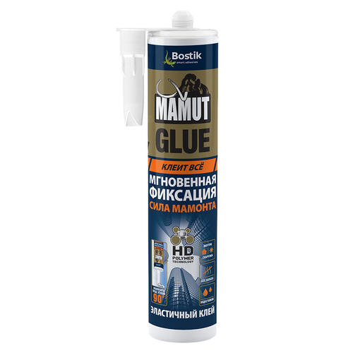 Клей монтажный гибридный Bostik Mamut Glue белый 430 г