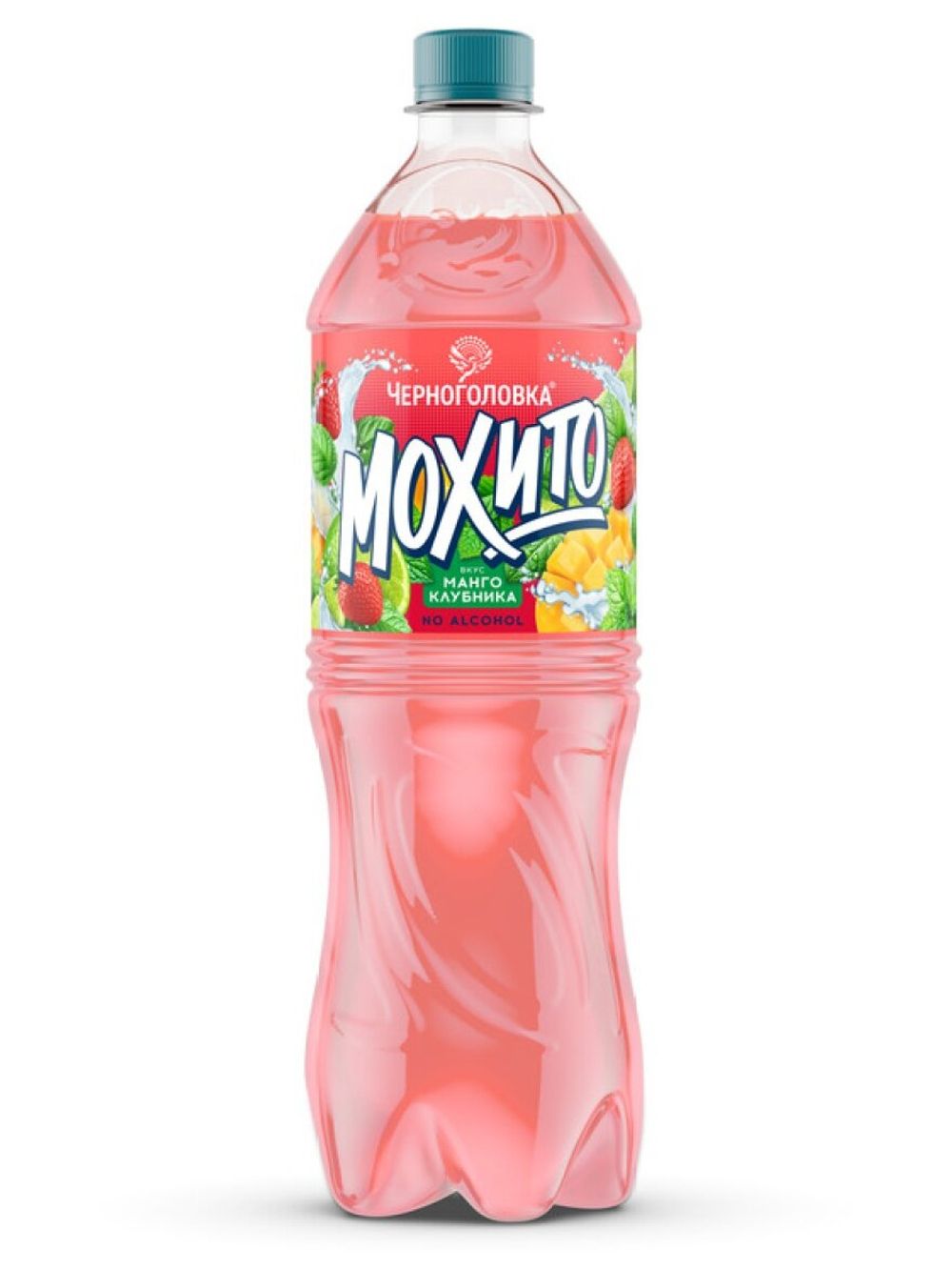 Напиток "Мохито" ПЭТ 1л. клубничный (очаково)