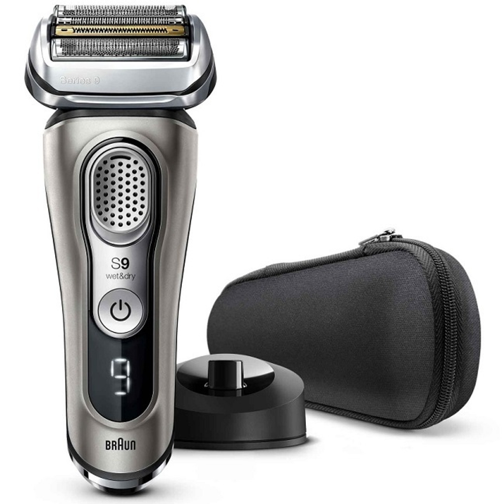 Электробритва Braun 9325s Series 9, сеточная, сухая/влажная, графитовая