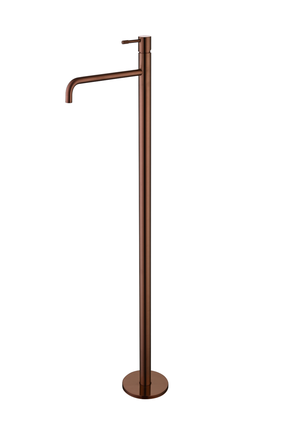 Смеситель для умывальника напольный Uno Brushed Bronze