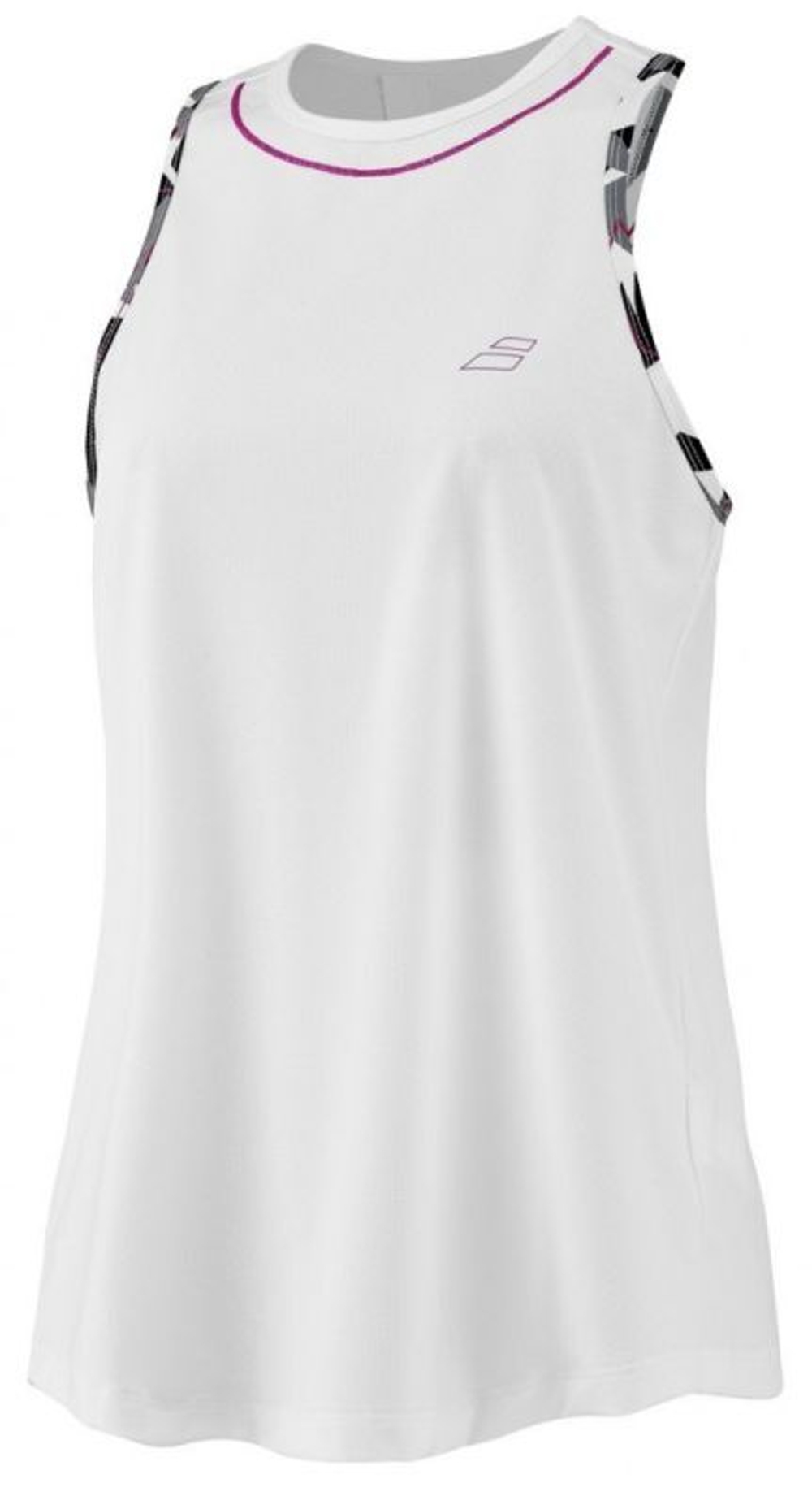 Женский топ теннисный Babolat Aero Tank Top Woman - белый