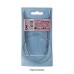 Спицы круговые металл ⌀4,5 мм, 40 см, с металлической леской, Gamma MKS