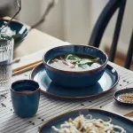 Миска IKEA GLADELIG (ГЛАДЕЛИГ), Синий, 14 см