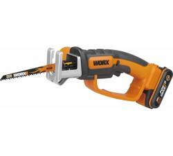 Бесщеточная цепная аккумуляторная пила WORX 40 В, 2х2.0 А*ч, двойное ЗУ 2x2A WG384E