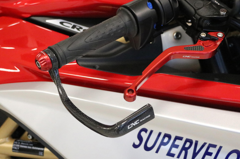 PL150K CNC RACING BRAKE LEVER GUARD GLOSSY CARBON