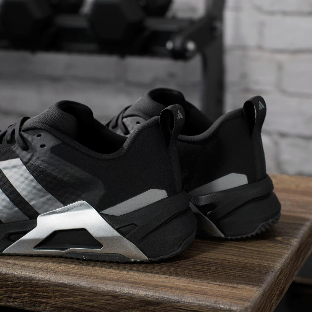 Кроссовки Adidas DROPSET CONTROL (Черно-Серебрянные)