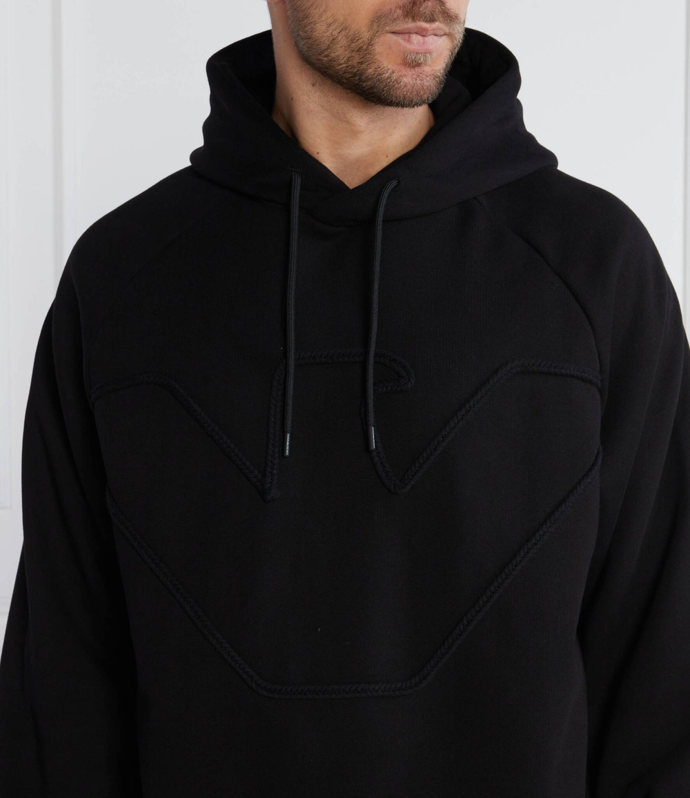 Худи Emporio Armani - черный(6R1ME4 1JWPZ)