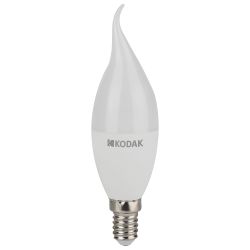 Лампа светодиодная Kodak LED BXS-11W-840-E14 K 11Вт свеча на ветру нейтральный белый свет Е14 | Лампы cветодиодные Свеча (B/C)