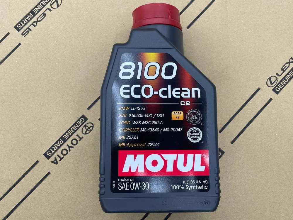 Масло моторное 8100 ECO-Clean 0W30 синт 1л. MOTUL 102888