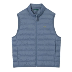 Мужская теннисная жилетка Lacoste Water-Repellent Puffed Windbreaker - grey