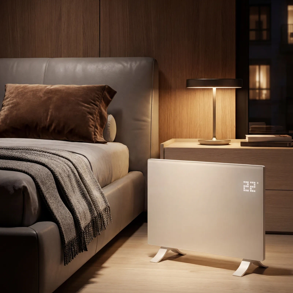 Конвектор электрический 1500 Вт Denzel OptiPrime-1500 Wi-Fi, тачскрин, цифровой термостат (98122)
