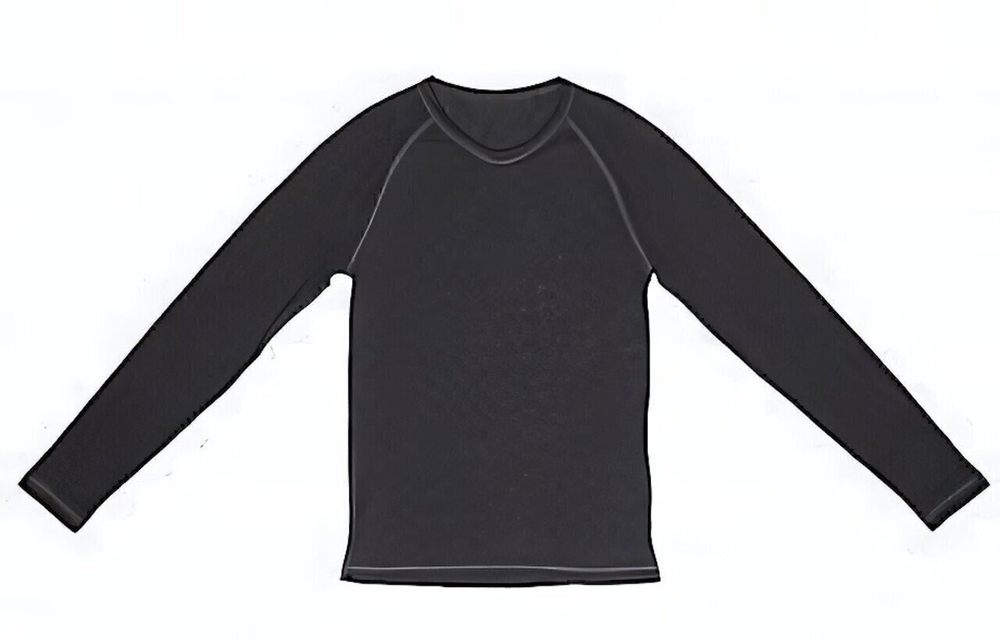 Термобелье детское для мальчиков, джемпер МТ9 054В р.110 т. антрацит