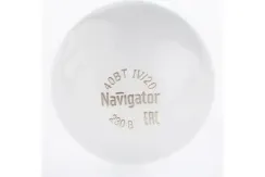 Лампа Navigator 40Вт Е14 шаровидная матовая 16136