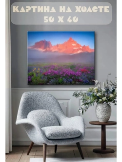 Картина на стену 40 X 50 Красные горы