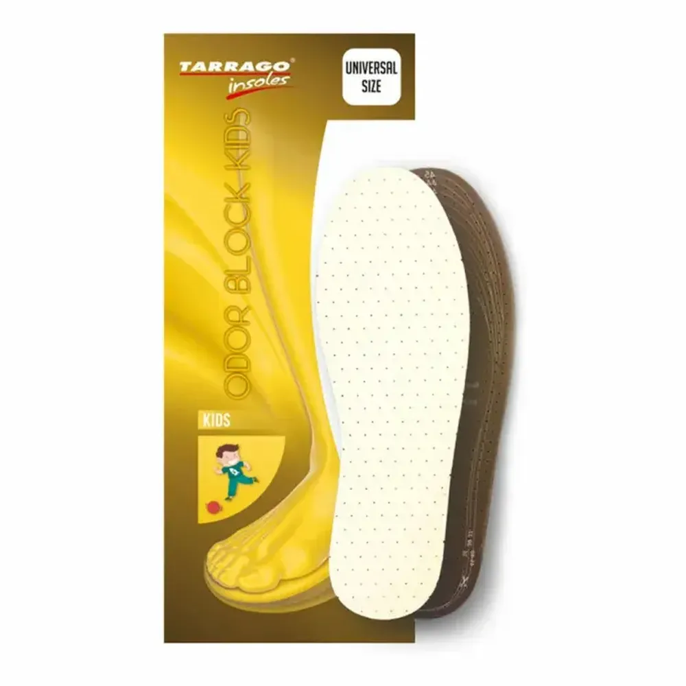Стельки Tarrago детские, латексные с активированным углем, KIDS ODOR BLOCK Стельки Tarrago детские, латексные с активированным углем, KIDS ODOR BLOCK