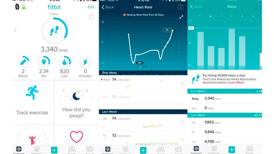 Умный фитнес-браслет Fitbit Charge 2, Синий (L), FB407SBUL-EU
