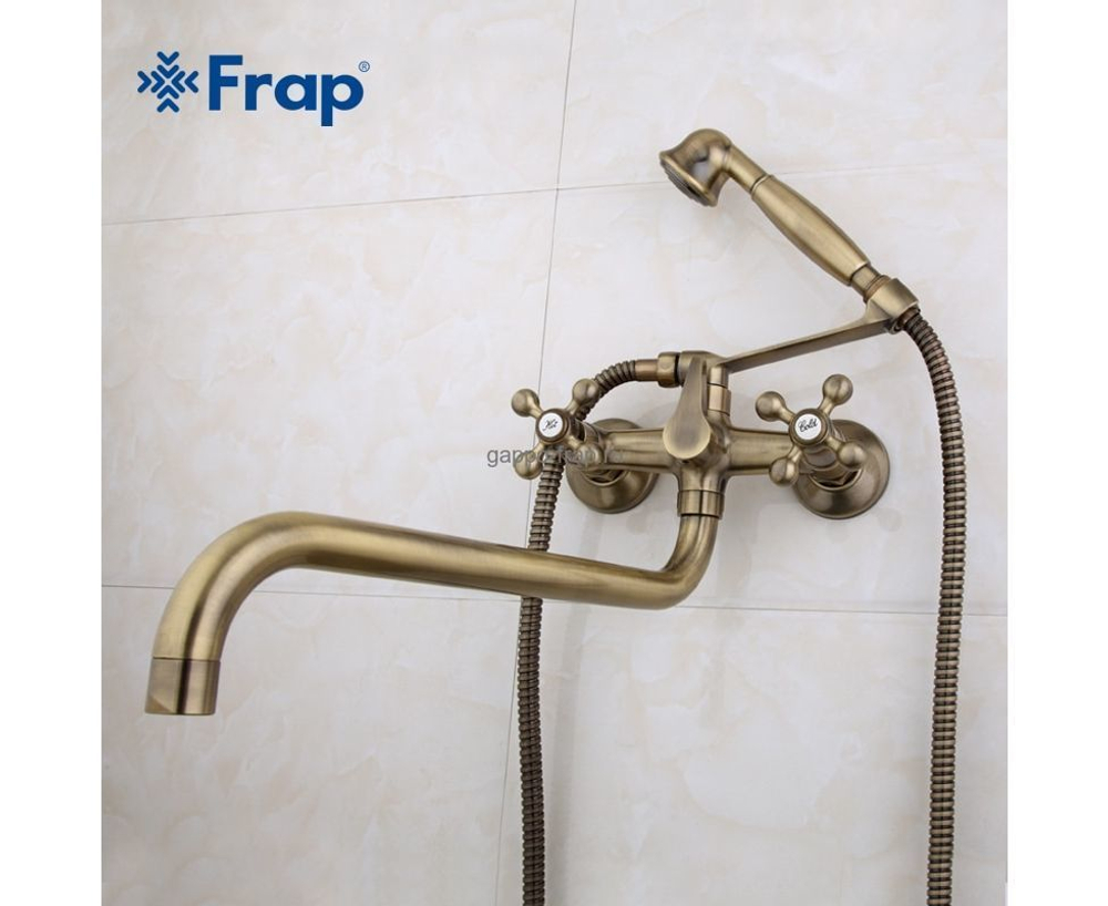 Смеситель для ванны FRAP бронза F2619-4