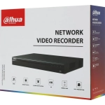 8-канальный IP-видеорегистратор Dahua 4K и H.265+, входящий поток до 160Мбит/с, видеоаналитика, 2 SATA III до 20Тбайт