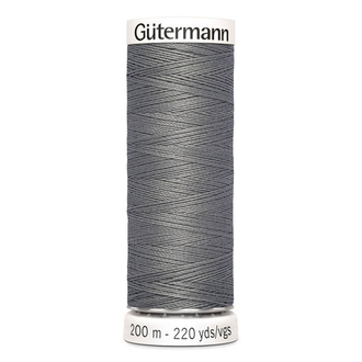Нить Sew-All 200 м, Gutermann, 496 серо-стальной