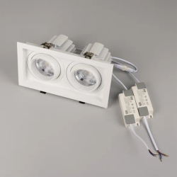 Светильник MS-VORTEX-BUILT-S250x140-2x30W Day4000 (WH-WH, 17 deg, 230V) (Arlight, IP20 Металл, 5 лет) 057765