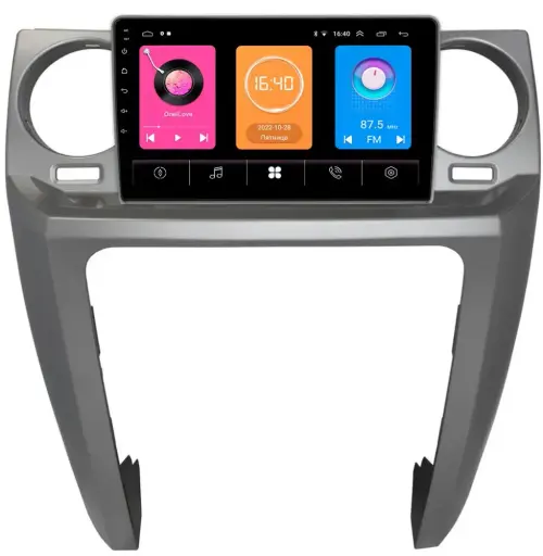 Магнитола для Land Rover Discovery 3 2005-2009 (закругленные углы) - GT9-LA004N на Android 10