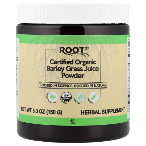 Vitacost, Root², Certified Organic Barley Grass Juice Powder , 5.3 oz (150 g)