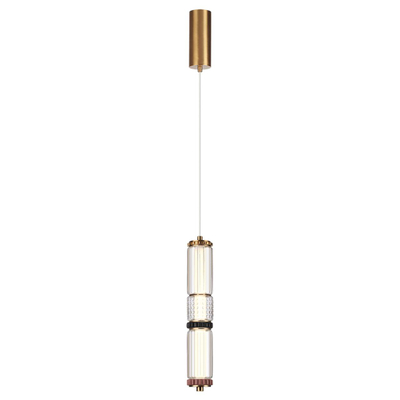 5455/12L L-VISION ODL_EX26 043 сатин.латунь/терракот/черный Подвес LED 12W 4000K COLLIER