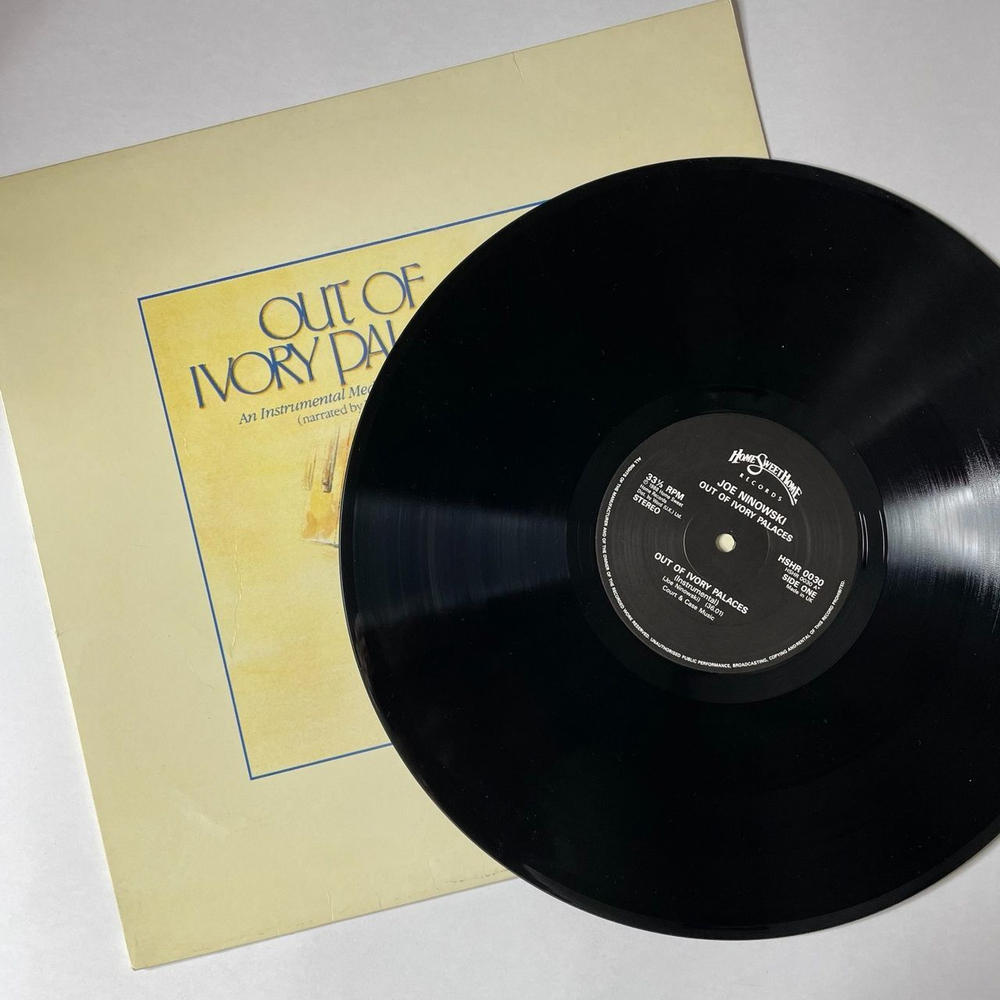 Винтажная виниловая пластинка LP Joe Ninowski Out Of Ivory Places (UK 1988)