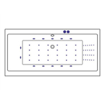 Акриловая ванна Excellent Pryzmat Slim Nano 180x80 WAEX.PRY18S.NANO