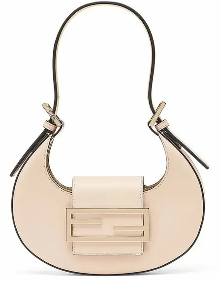 Сумка-хобо Fendi Cookie маленького формата светло-розовый
