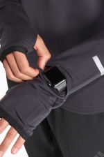 Кофта adidas Adi365 Running CLIMAWARM+ Half-Zip - черный