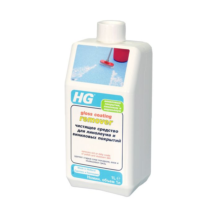 HG Чистящее средство Power Cleaner для линолеума и виниловых покрытий, 1 л.