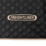 Ковры FREIGHTLINER CENTRY (механика) (экокожа, черный, бежевый кант, бежевая вышивка)