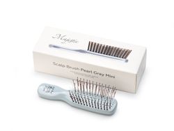 Расческа Majestic Scalp Brush серый жемчуг (дорожная версия)