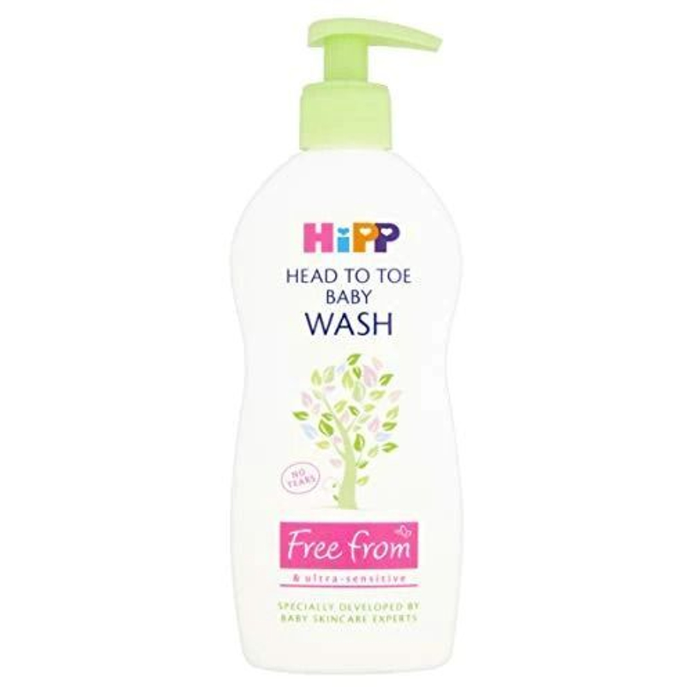 Гель для душа без слез детский Hipp Kids Head to Toe Baby Wash - 400 мл (Из Финляндии)