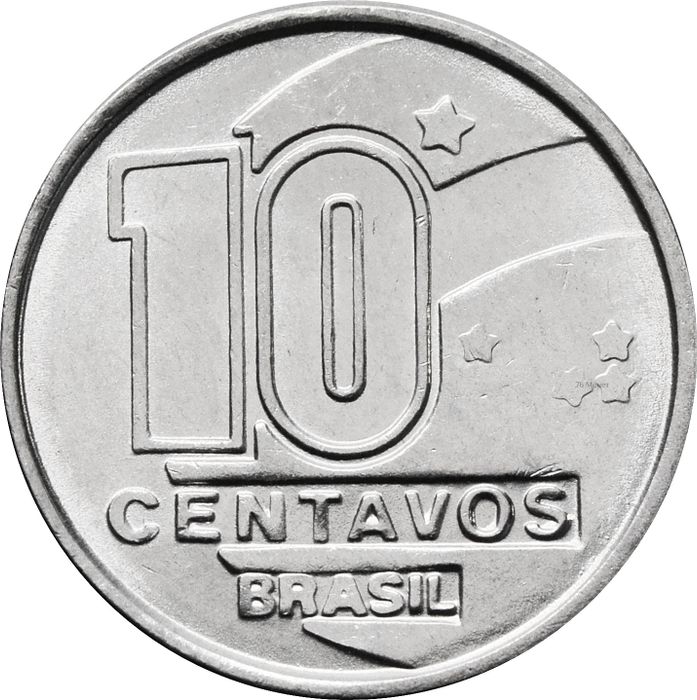 10 сентаво 1990 Бразилия