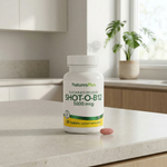 NaturesPlus, Shot-O-B12®, длительное высвобождение, 5000 мкг, 30 таблеток