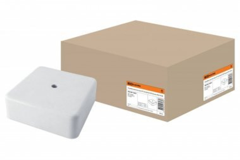 Коробка расп. КР 50х50х20 ОП белая IP40 TDM SQ1401-0201