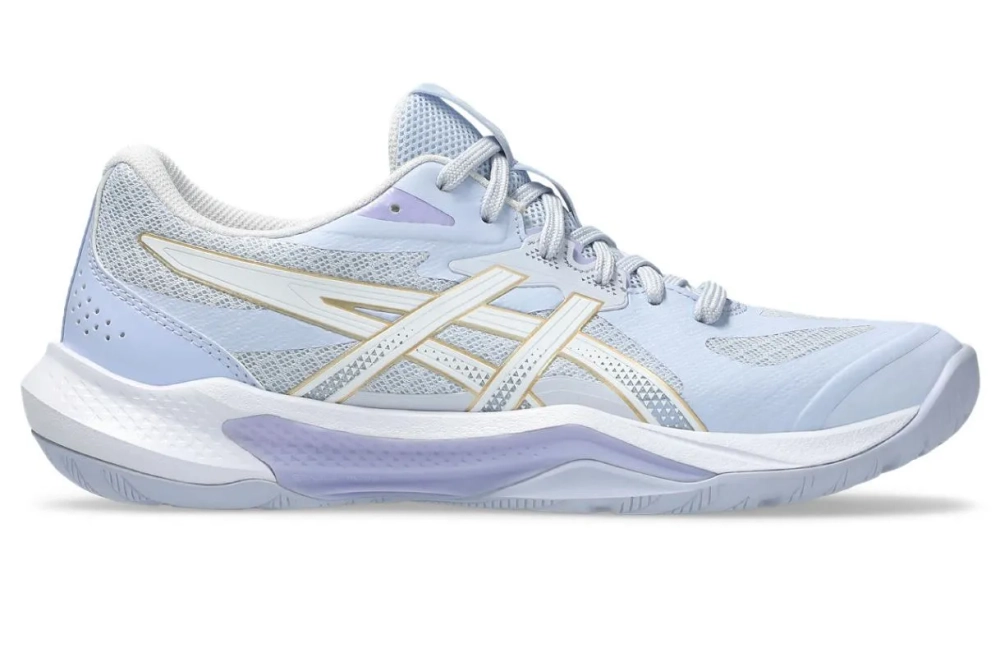 Женские кроссовки для бадминтона/сквоша Asics Gel-Tactic 13 - blue fade/white