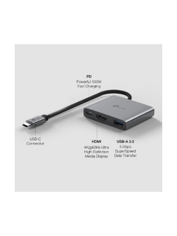 TP-Link UH3020C USB Type-C концентратор 3 в 1