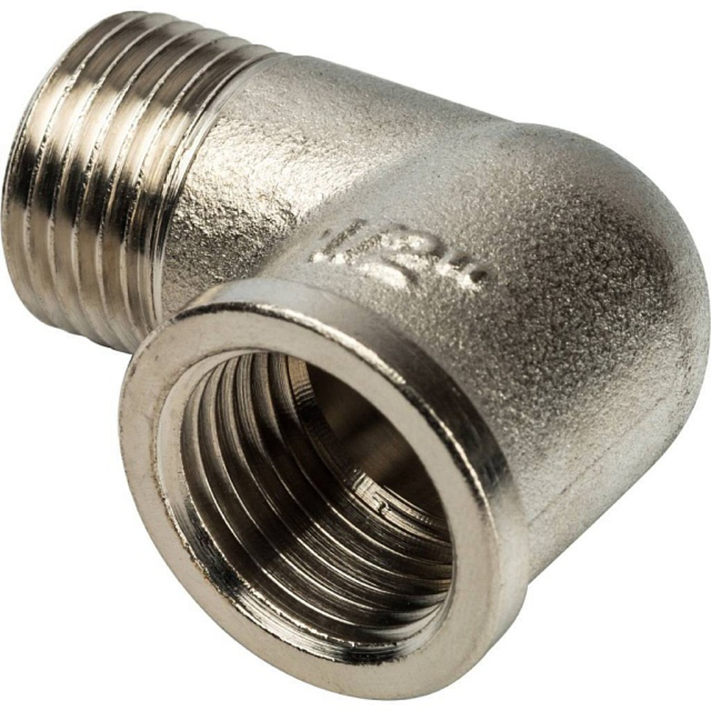Угольник STOUT никелированный 1/2" ВР/НР